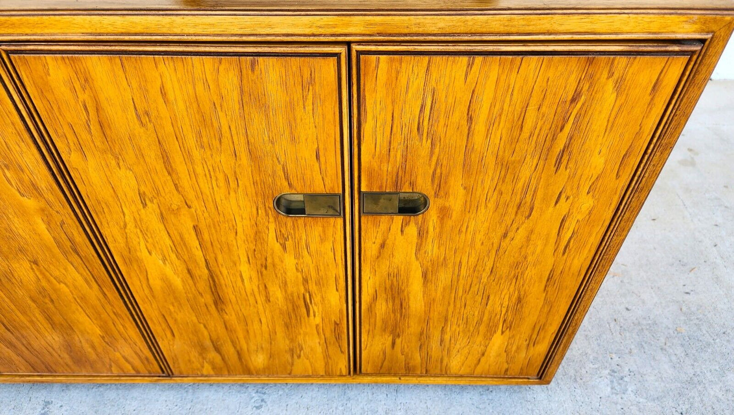 Vintage Dry Bar Buffet Sideboard Campaign Style PREFACE By DREXEL