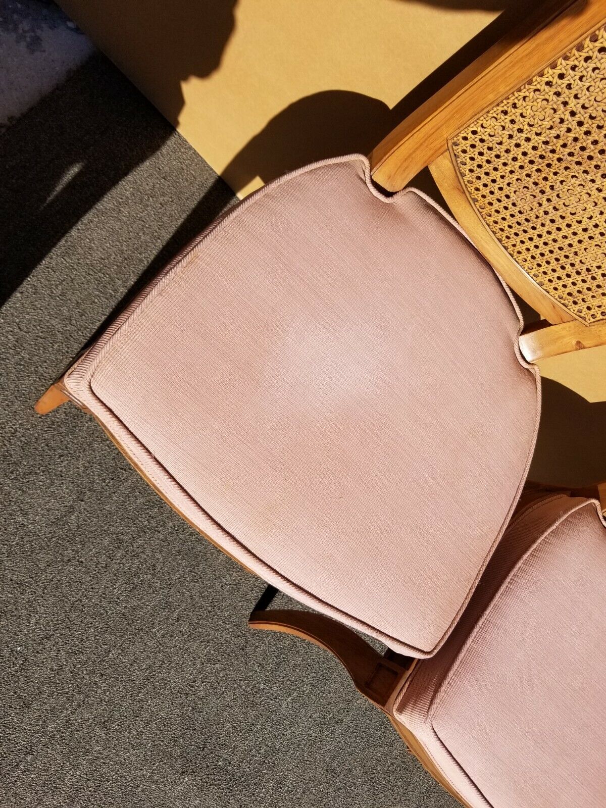 Mid Century Modern Vintage DREXEL Klismos Caned High Back Dining Chairs Set of 6