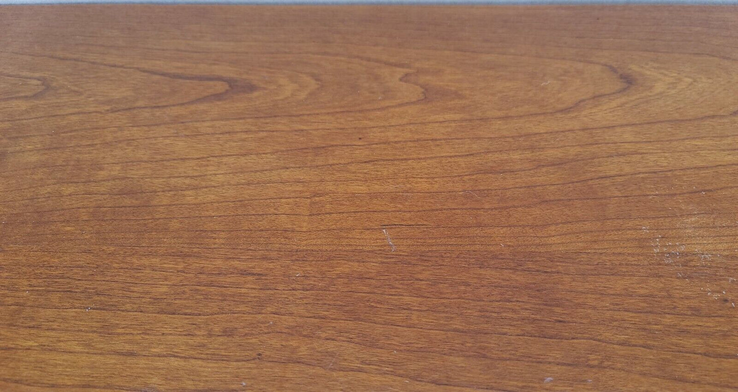 MCM Pair of Vintage HICKORY WHITE Briar Burl Wood Nightstands Chests