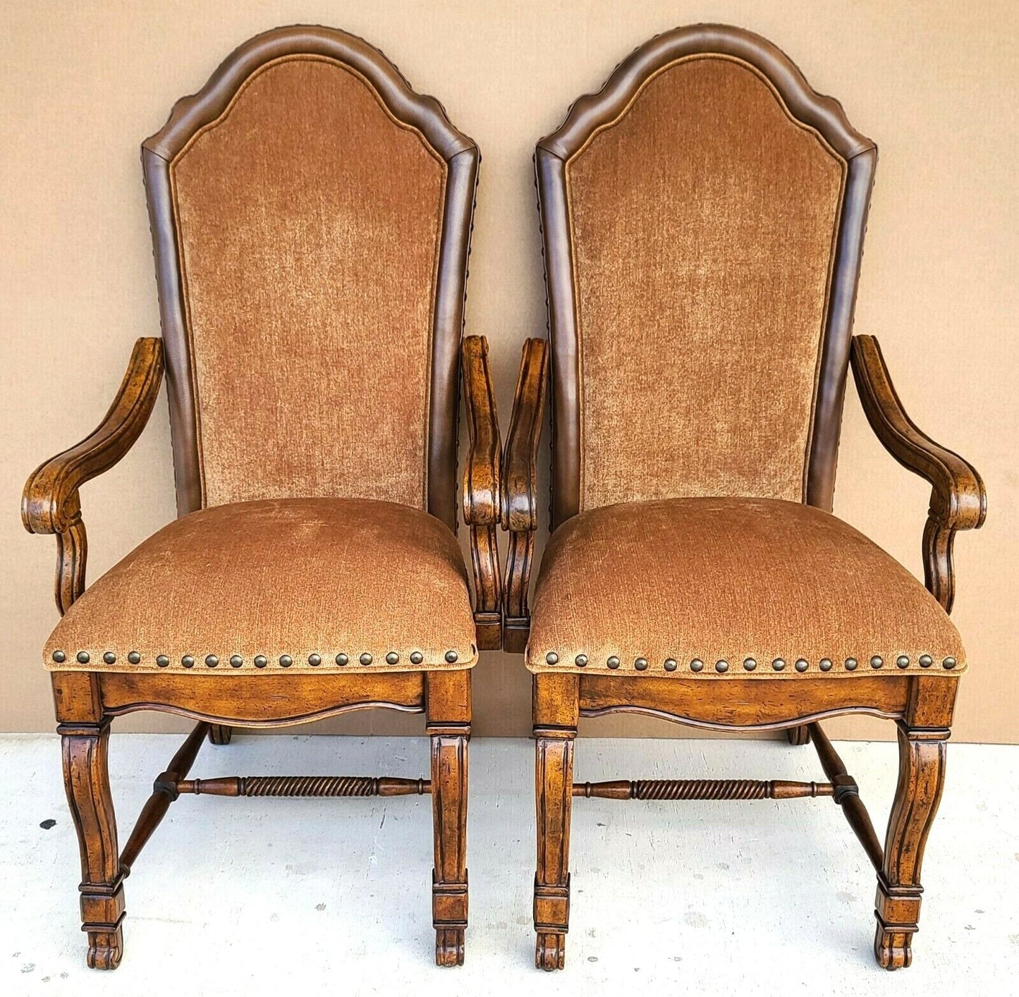 (2) MICHAEL AMINI Sedgewicke Dining Armchairs