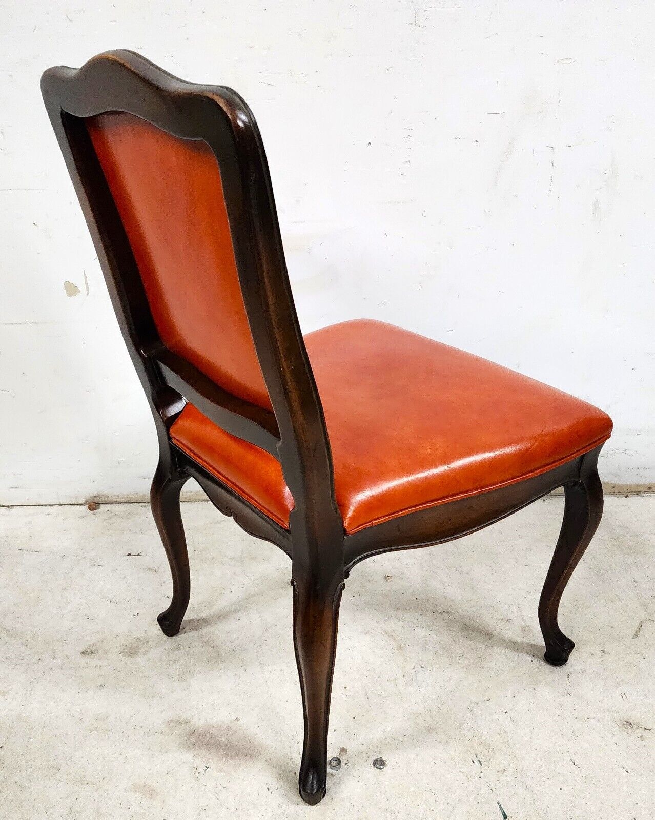 French Dining Chairs Leather Chambly Vintage by HICKORY CHAIR Co