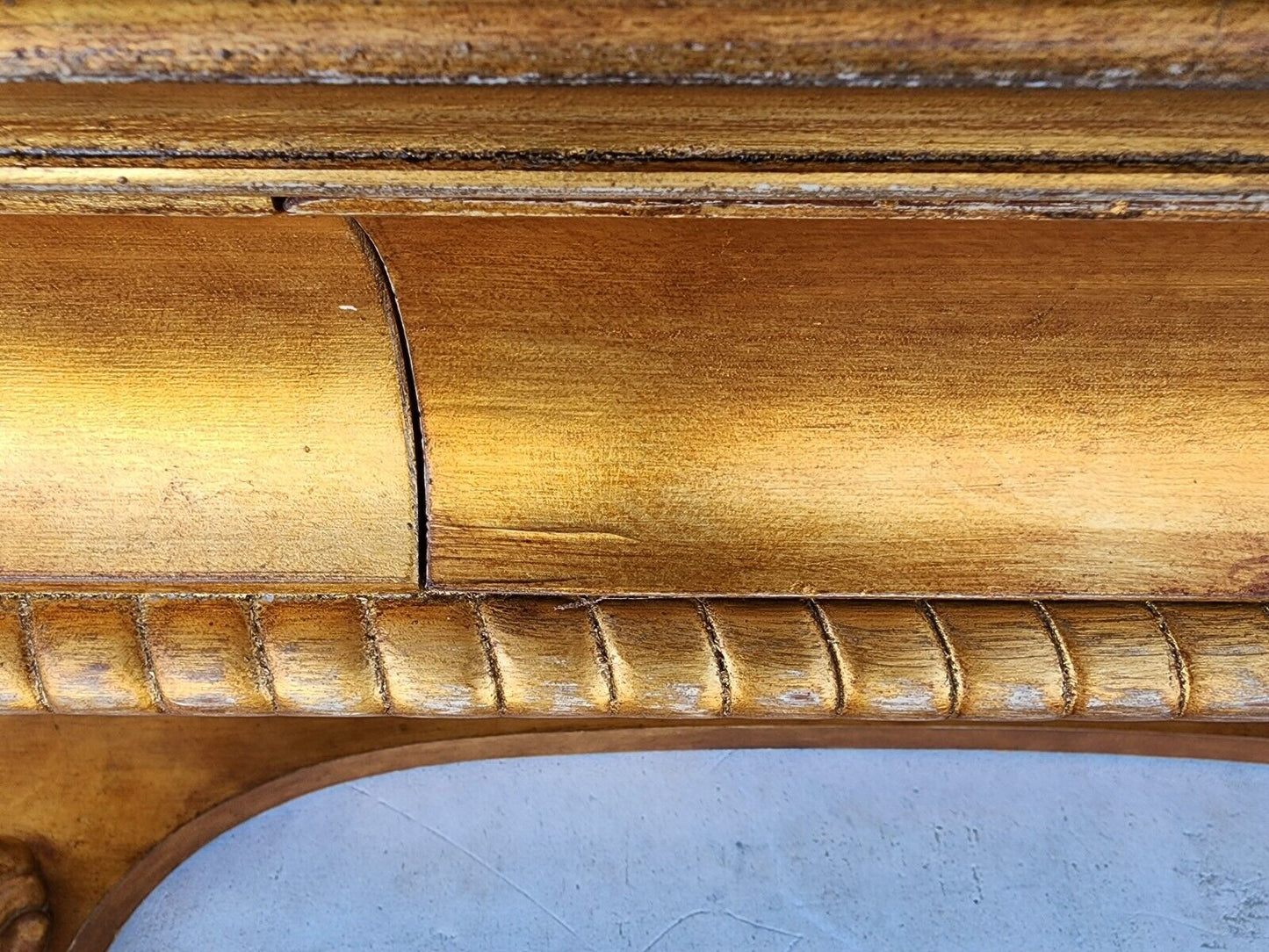 Console Table Marble & Giltwood Italian by HENREDON