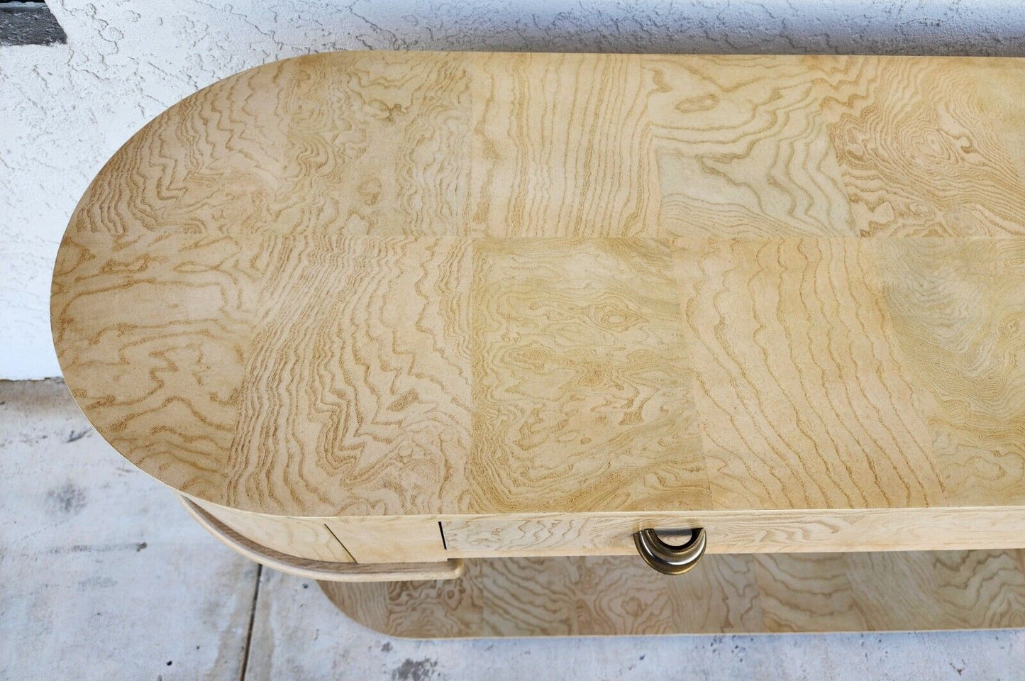 TV Console Sofa Table Burl by HENREDON