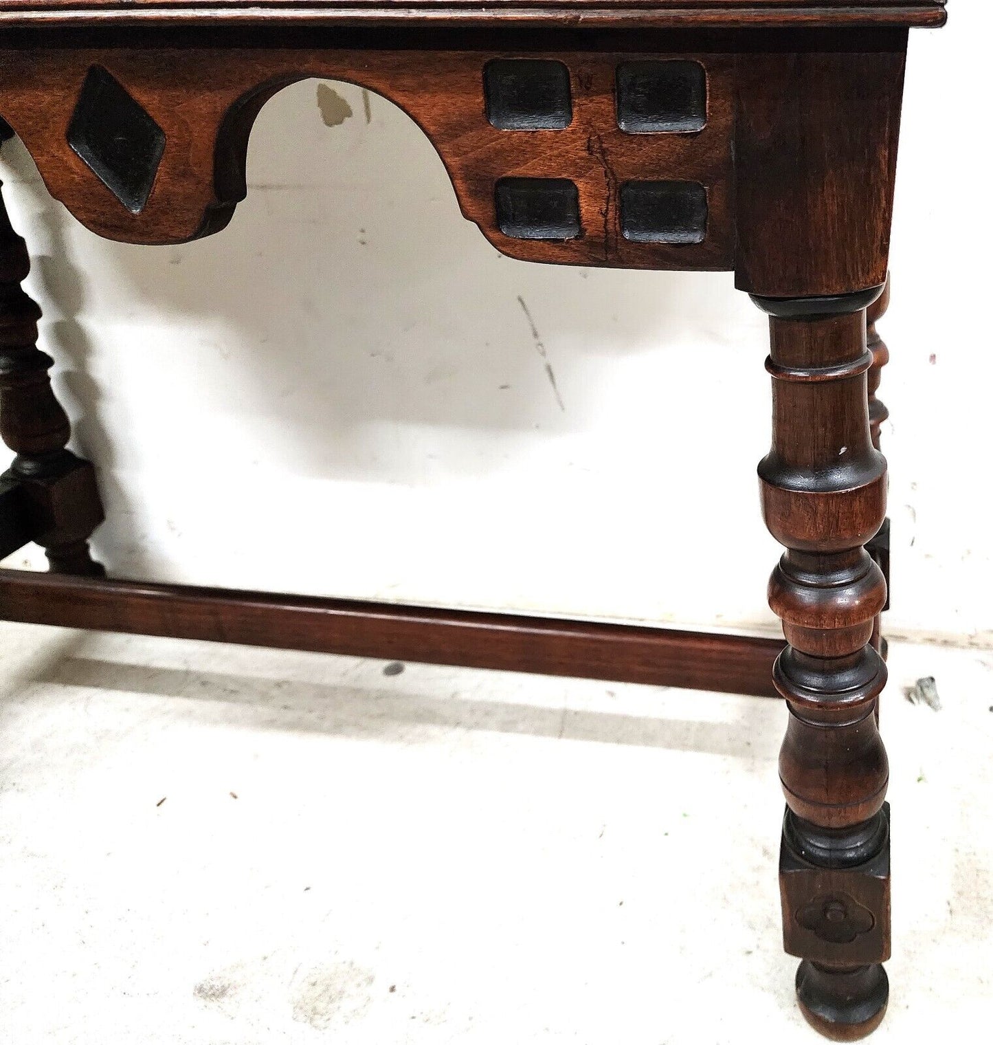 Antique Console Buffet Table Walnut by KITTINGER