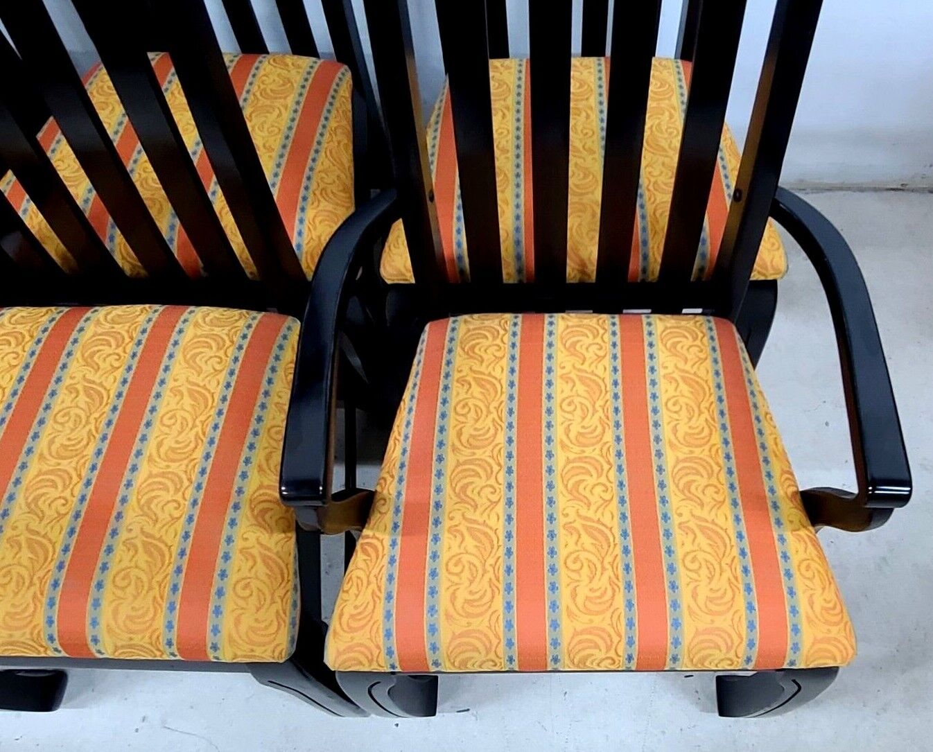 Solid Wood Ming Chinoiserie Dining Chairs - Set of 8