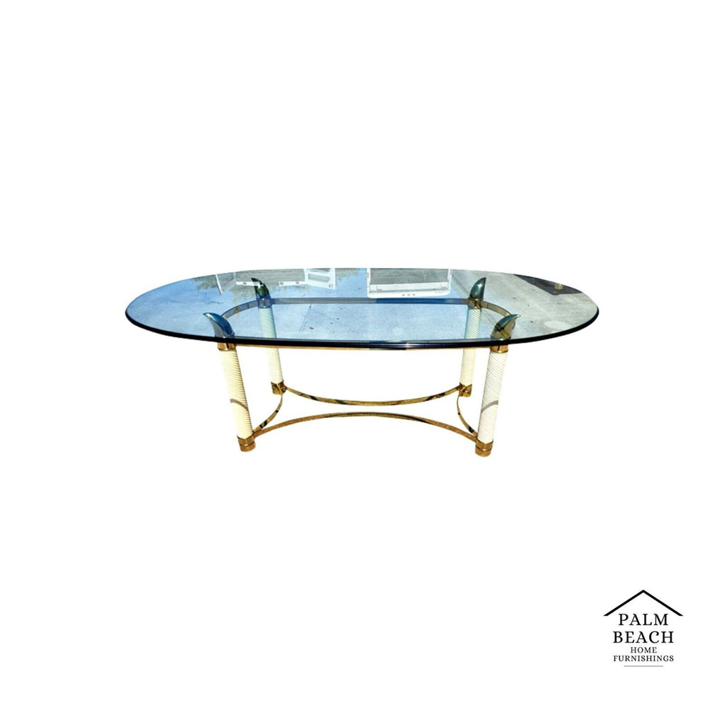 TOMASSO BARBI Brass Tusk Dining Table