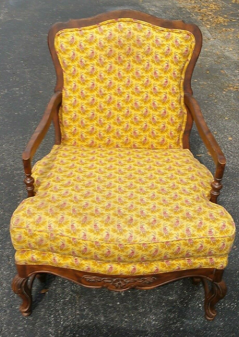 French Provincial Armchair Louis XV  by Highland House