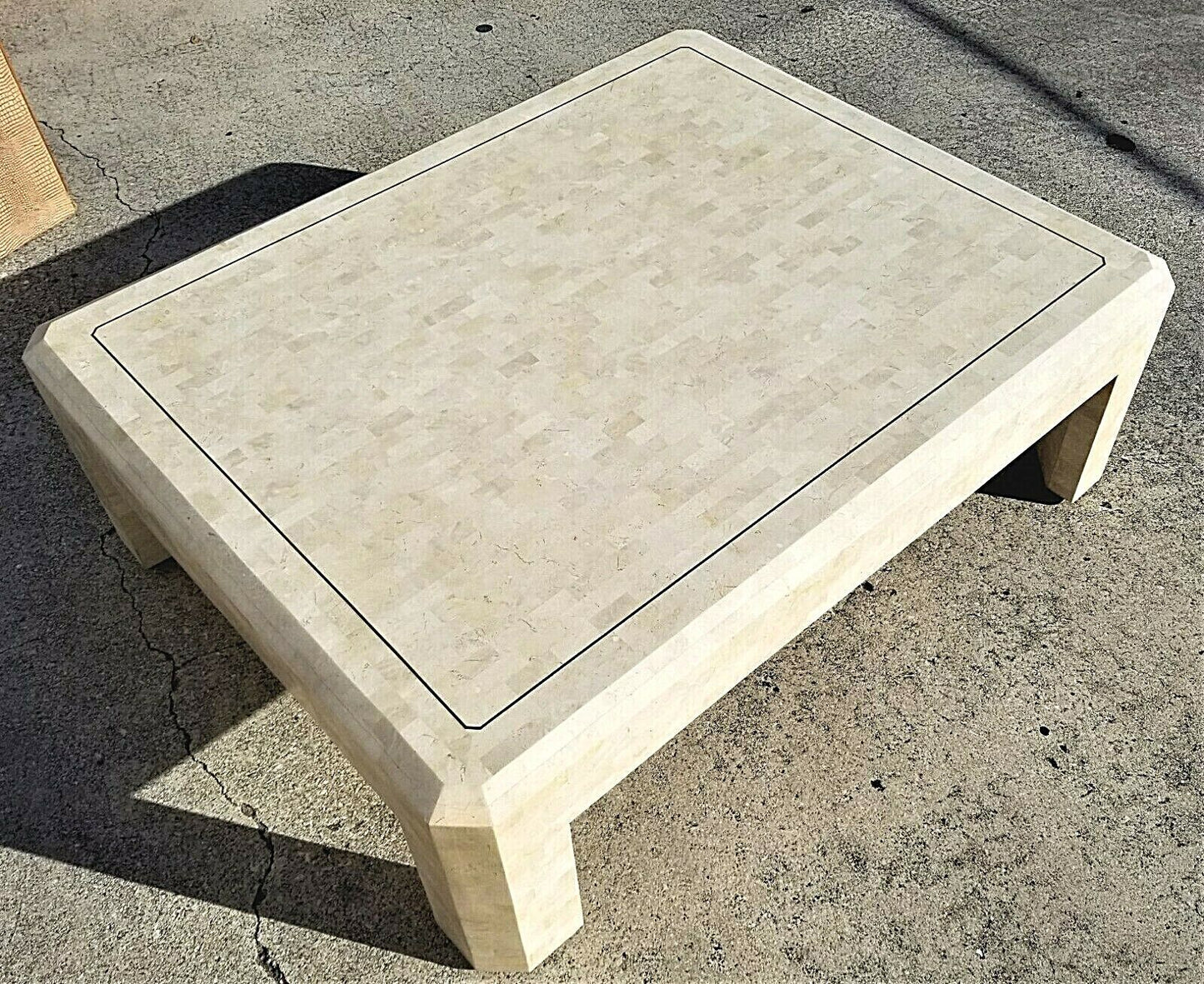 MCM MAITLAND SMITH SPRINGER Era Tessellated Stone Coffee Cocktail Table
