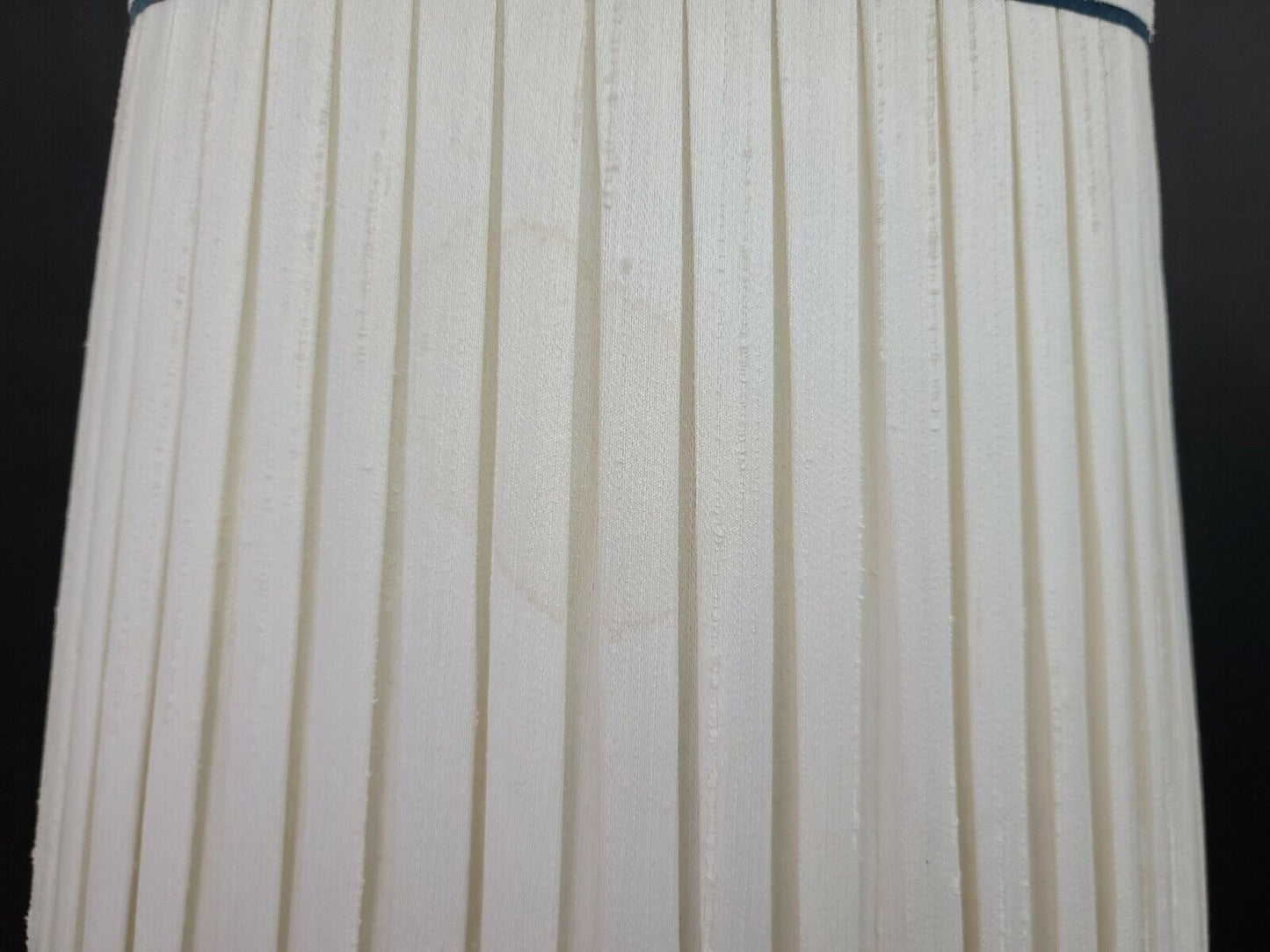 PAUL HANSON Cobalt Blue Drip Glaze Ceramic Ginger Jar Lamp with Matching Shade