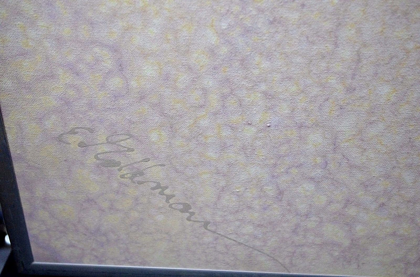 Edward Goldman (1916-2006) Abstract Acrylic Canvas Painting Signed Titled 48"