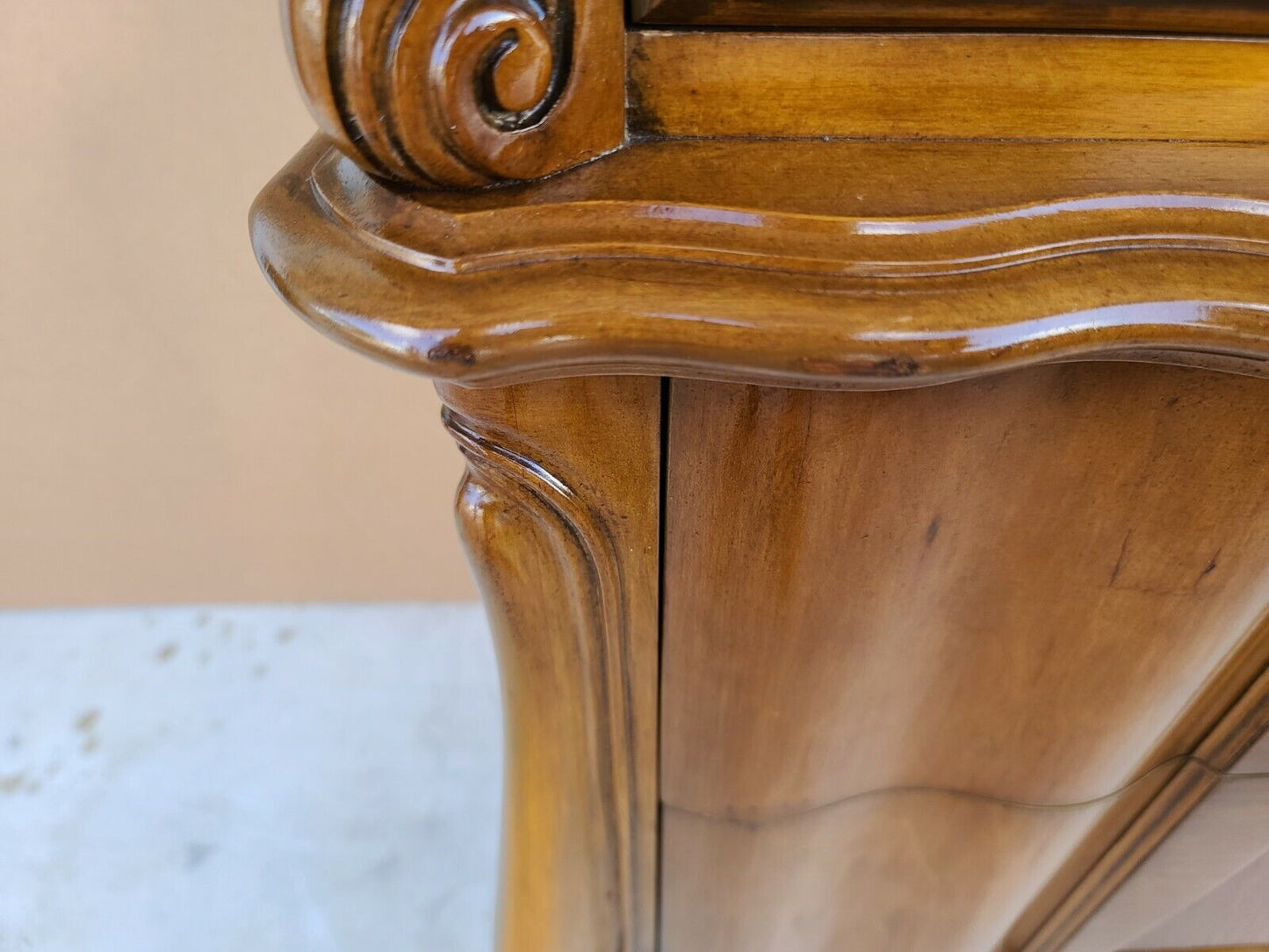 Louis XV French Provincial Sculptural Highboy Dresser by DANIEL JONES NEW YORK