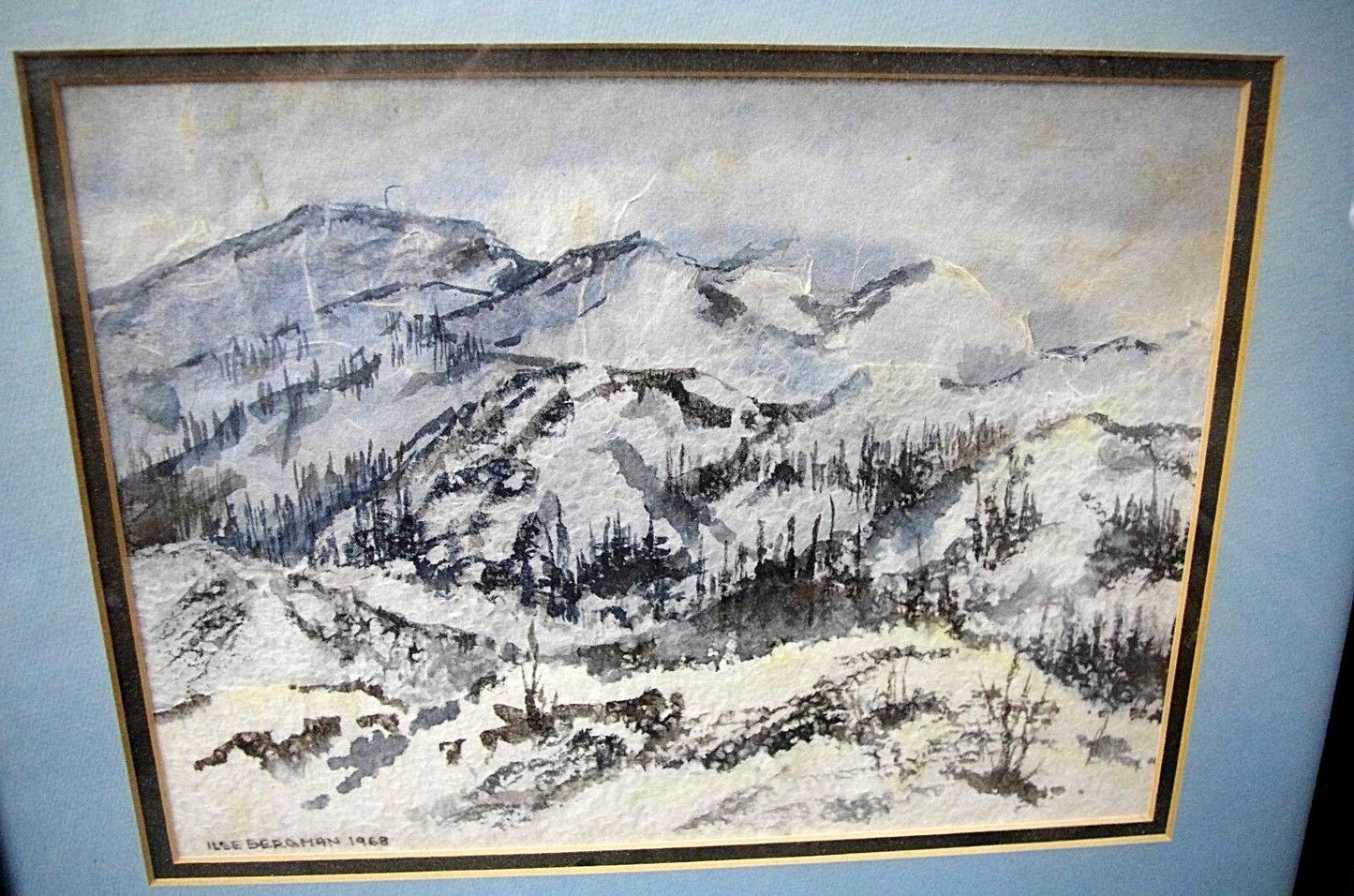 Ilse Dilloff Bergman Oil Painting on Canvas Original Signed Ocean Bay