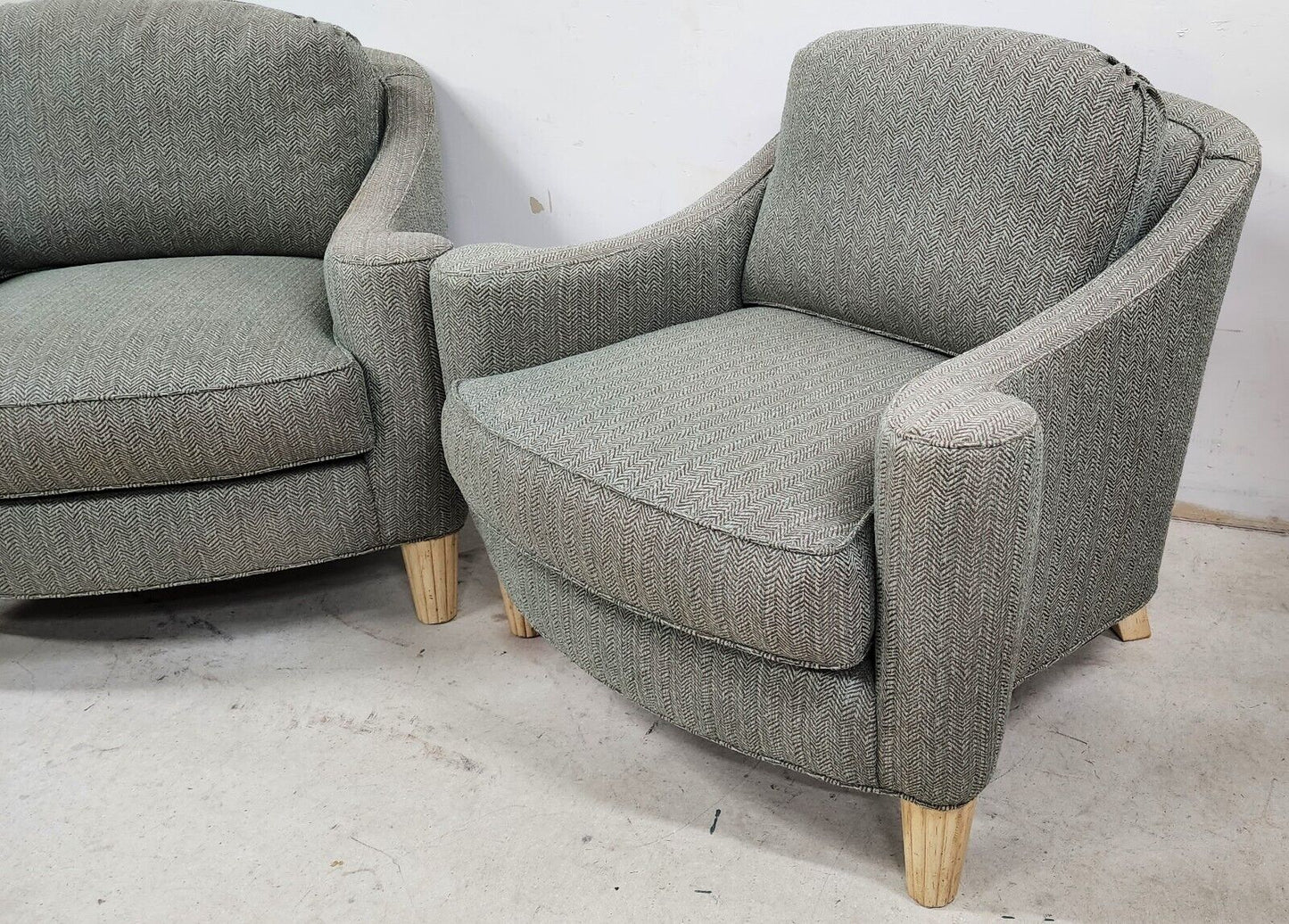Pair of Modern Contemporary Club Chairs by PEARSON