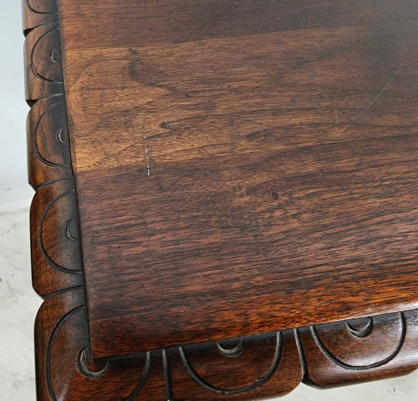 Antique Console Buffet Table Walnut by KITTINGER