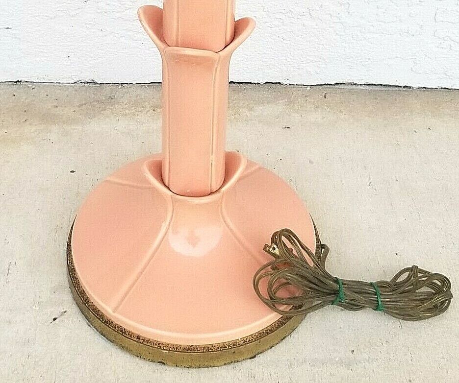 Serge Roche Glazed Ceramic Table Floor Lamp