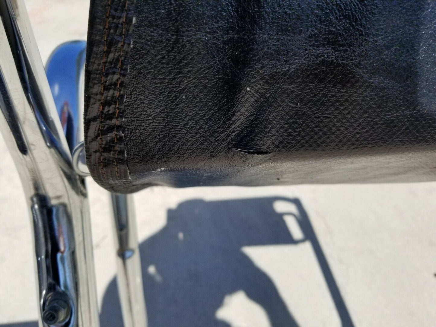 60's Pair of JERRY JOHNSON ARCADIA Mid Century Modern Tubular Chrome Bar Stools