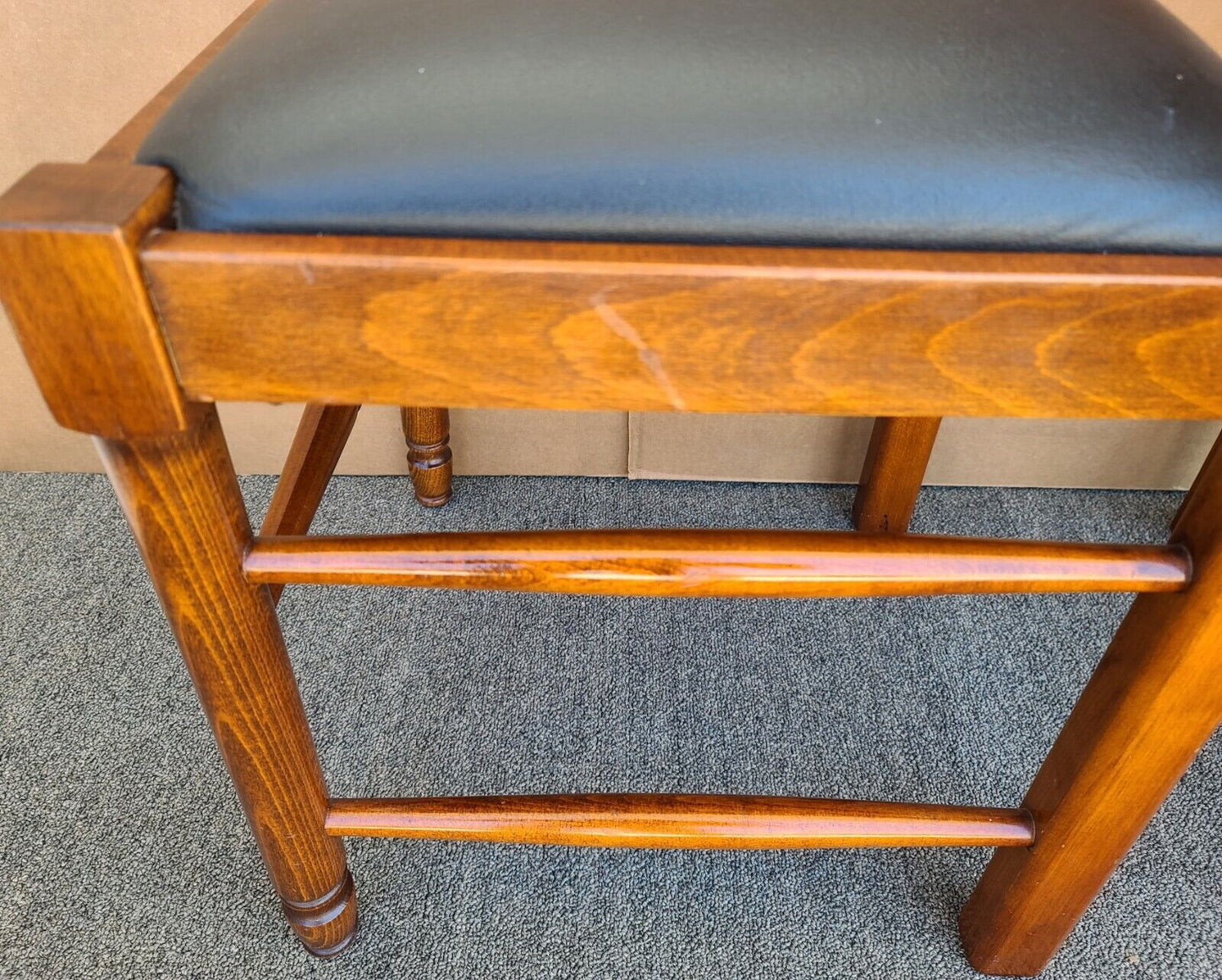 Set of 6 LUIGI LOVATO Tuscan Italian Style Solid Wood Dining Chairs Italy