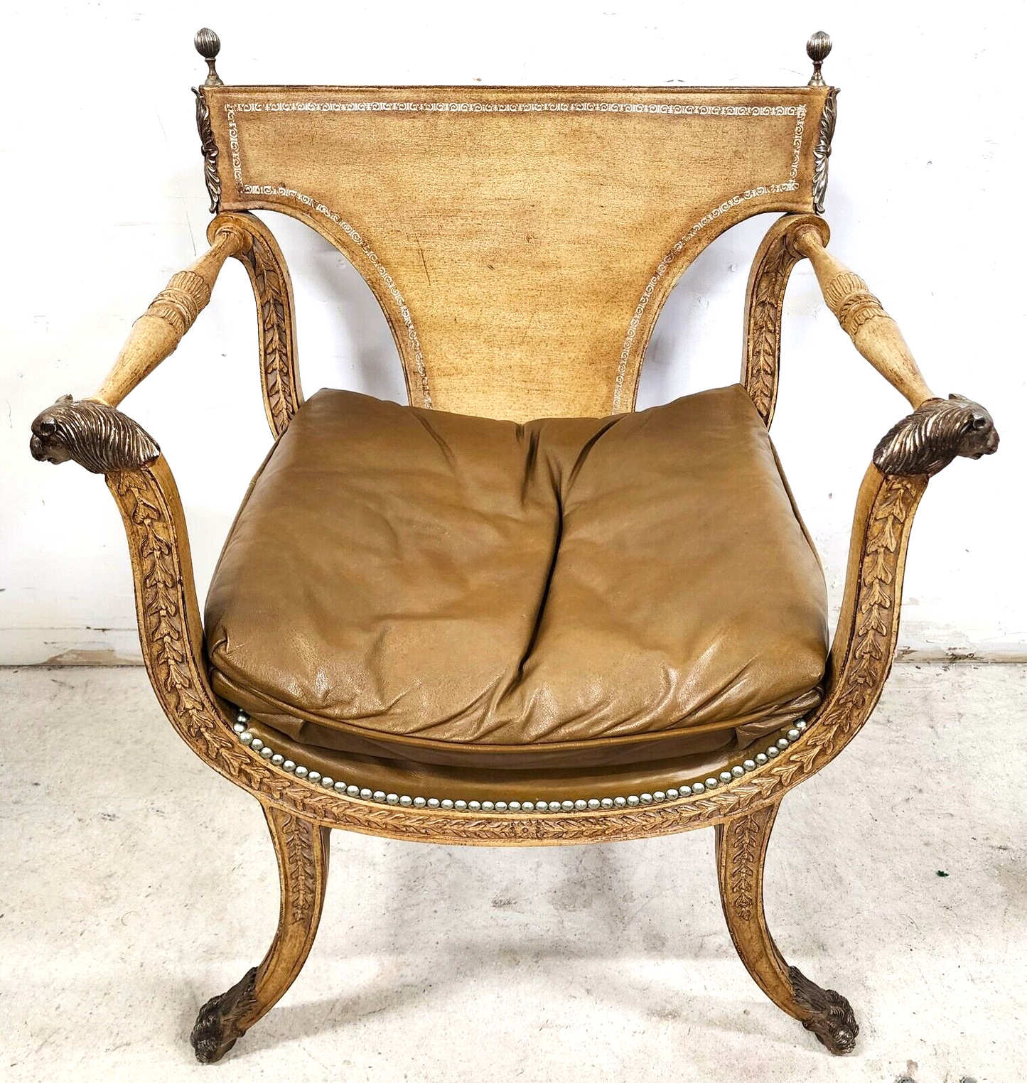 Leather " Cleopatra " Armchair by FERGUSON COPELAND