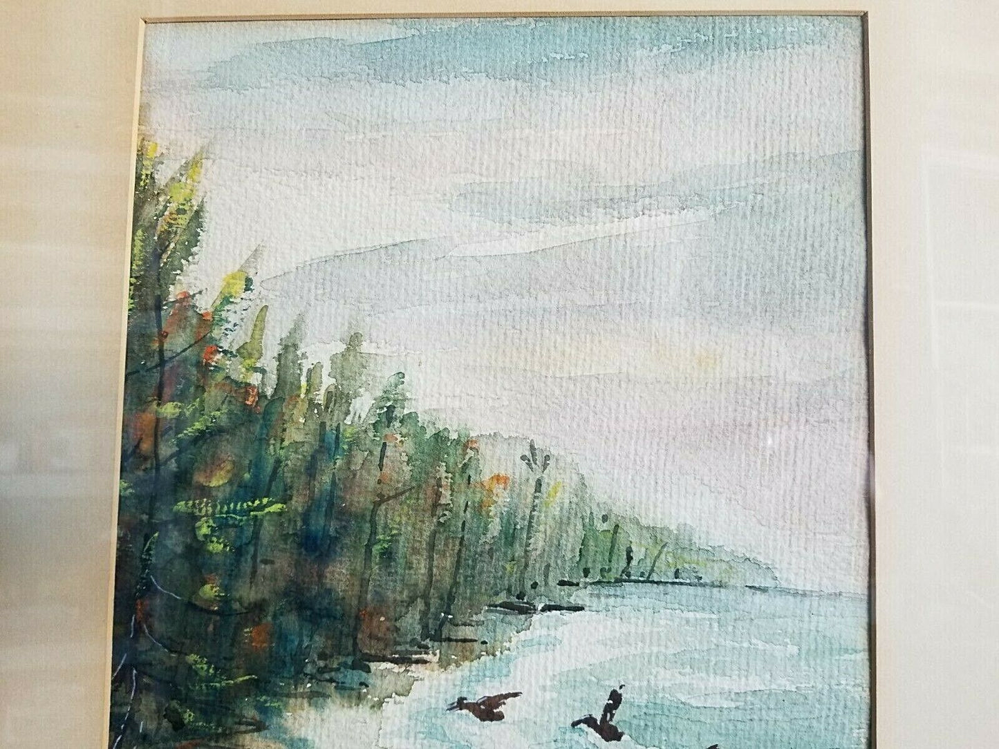 Original BOB KLOTZ 1893-1987 Signed Watercolor Painting Everglades Old Florida