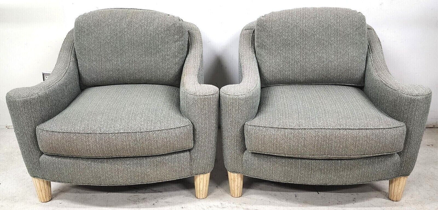 Pair of Modern Contemporary Club Chairs by PEARSON