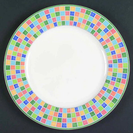 Set of 6 Villeroy & Boch Twist Alea Limone Round Charger or Platter 12"