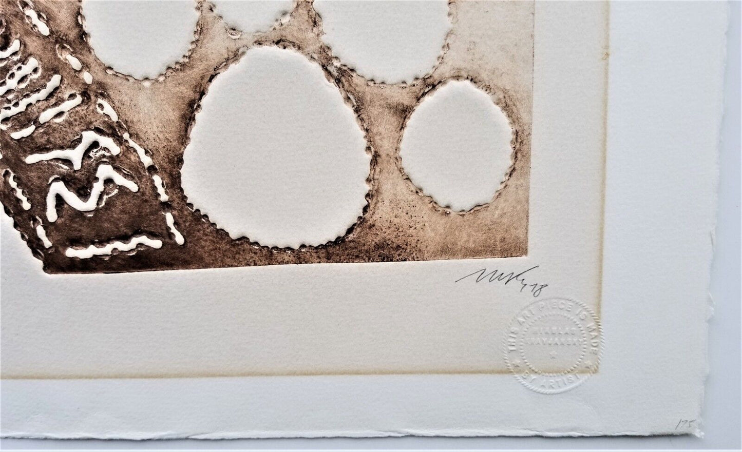 '78 Mikulas Kravjansky "CARNIVAL OF PLANETS" Ltd Ed 54/80 Signed Stamped Etching