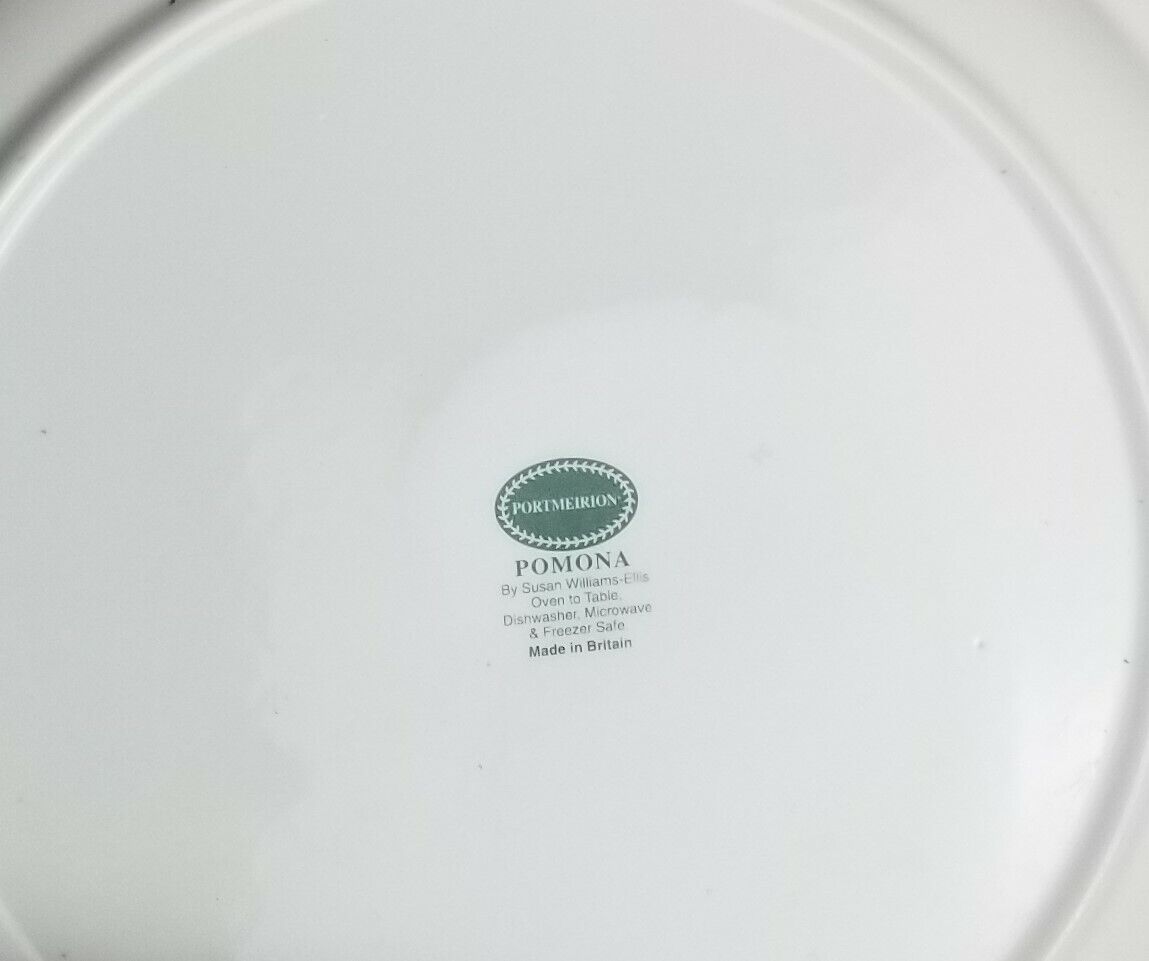 (1) PORTMEIRION Pomona Orange Pear 10 3/8" Dinner Plate RARE