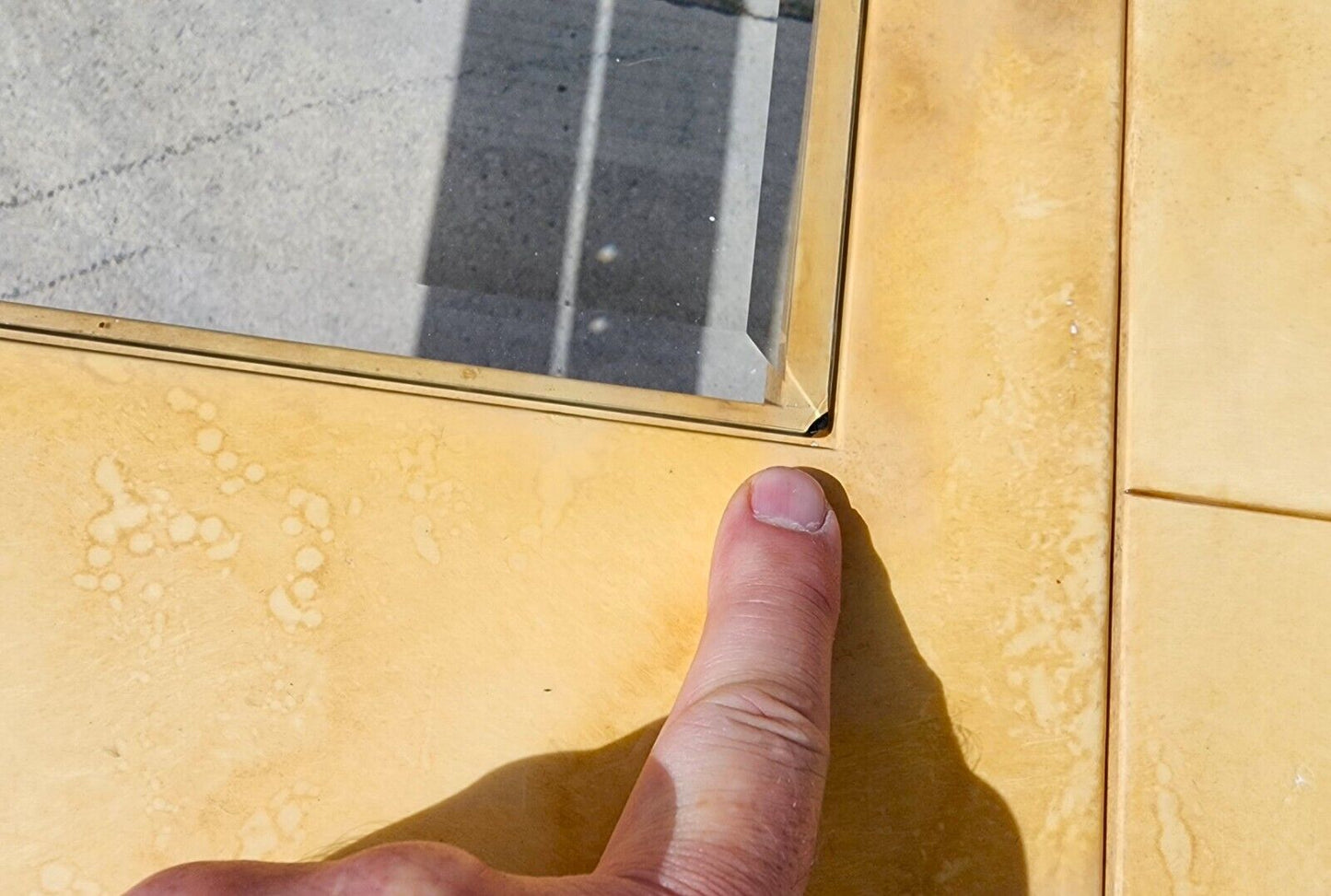 MCM Goatskin Dining Table Karl Springer Style Extendable