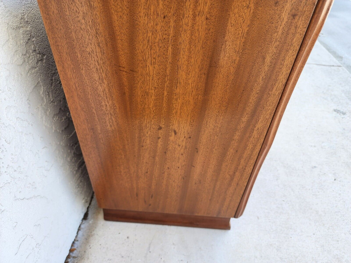 Vintage Nightstands Solid Wood Glass Tops