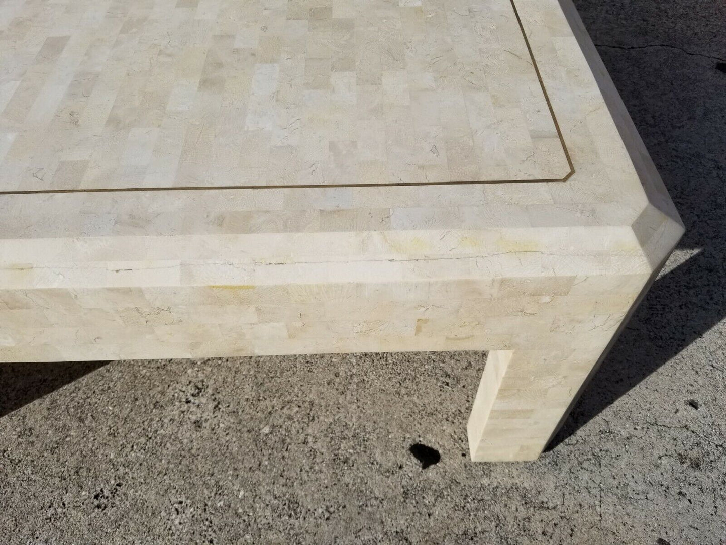 MCM MAITLAND SMITH SPRINGER Era Tessellated Stone Coffee Cocktail Table