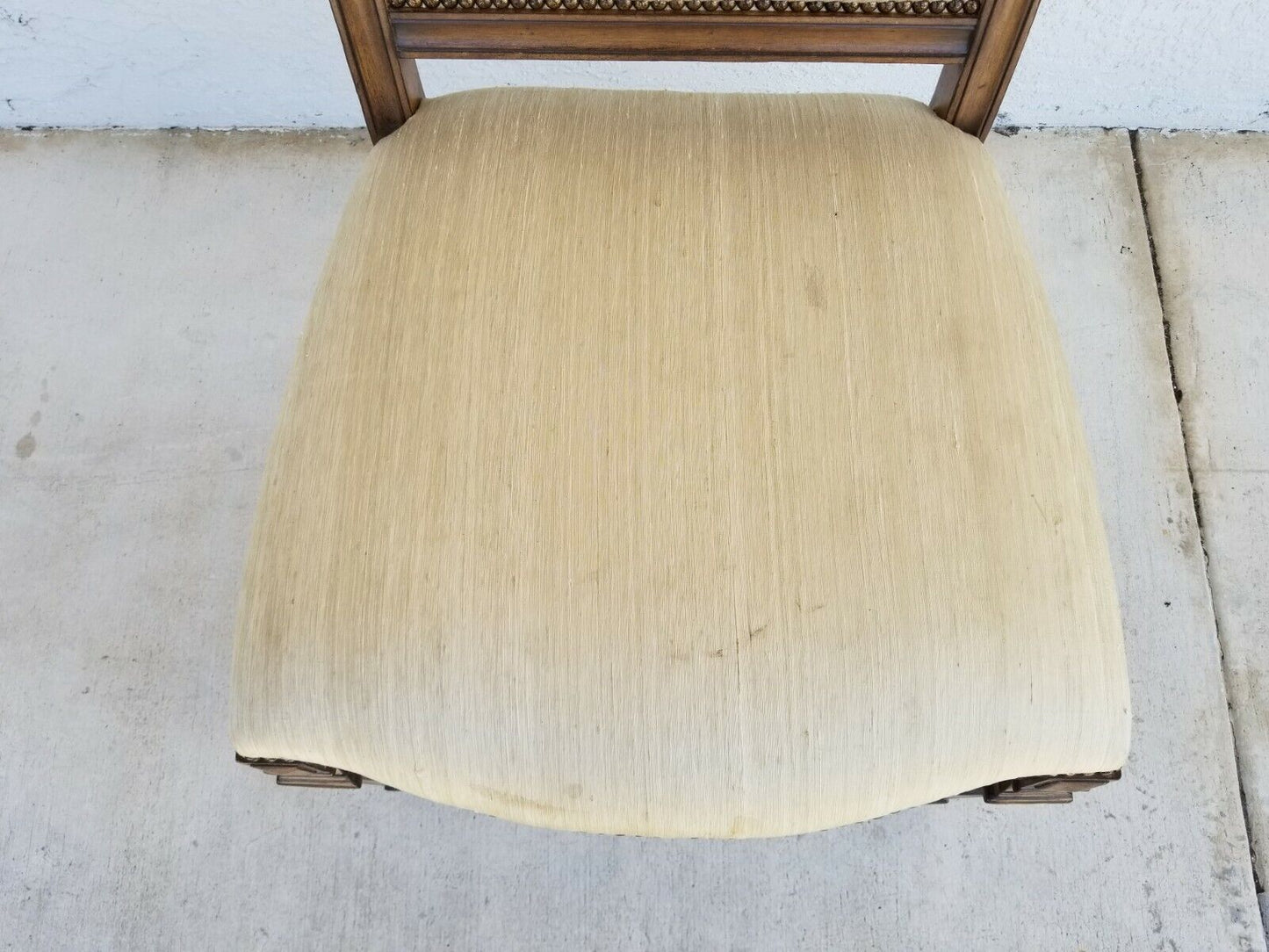 (1 or 2) MAITLAND SMITH Italian Provincial Brass Nail Trim Dining Accent Chair