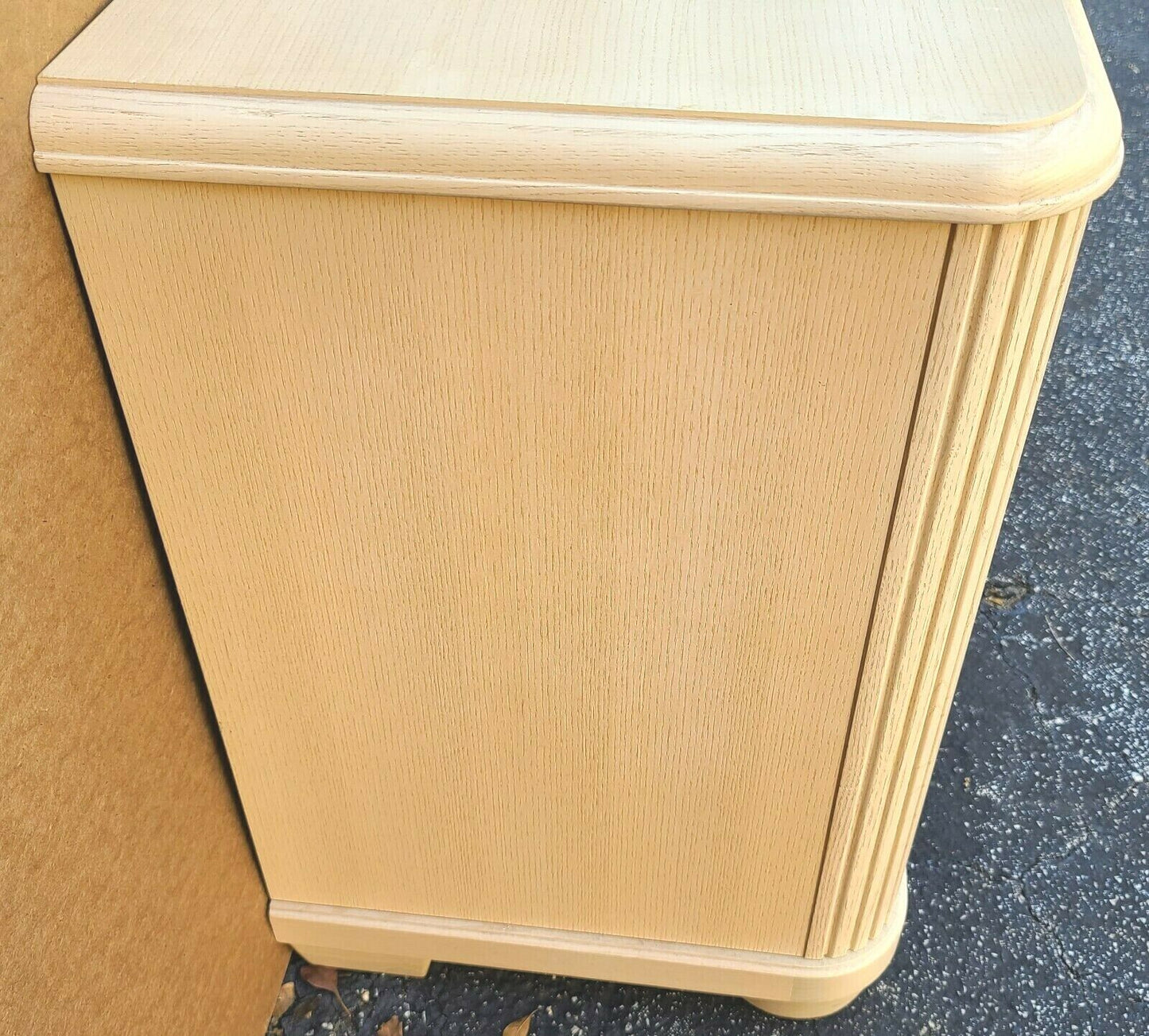 (2) MCM Modern Contemporary THOMASVILLE IMPRESSIONS Light Blond Wood Nightstands