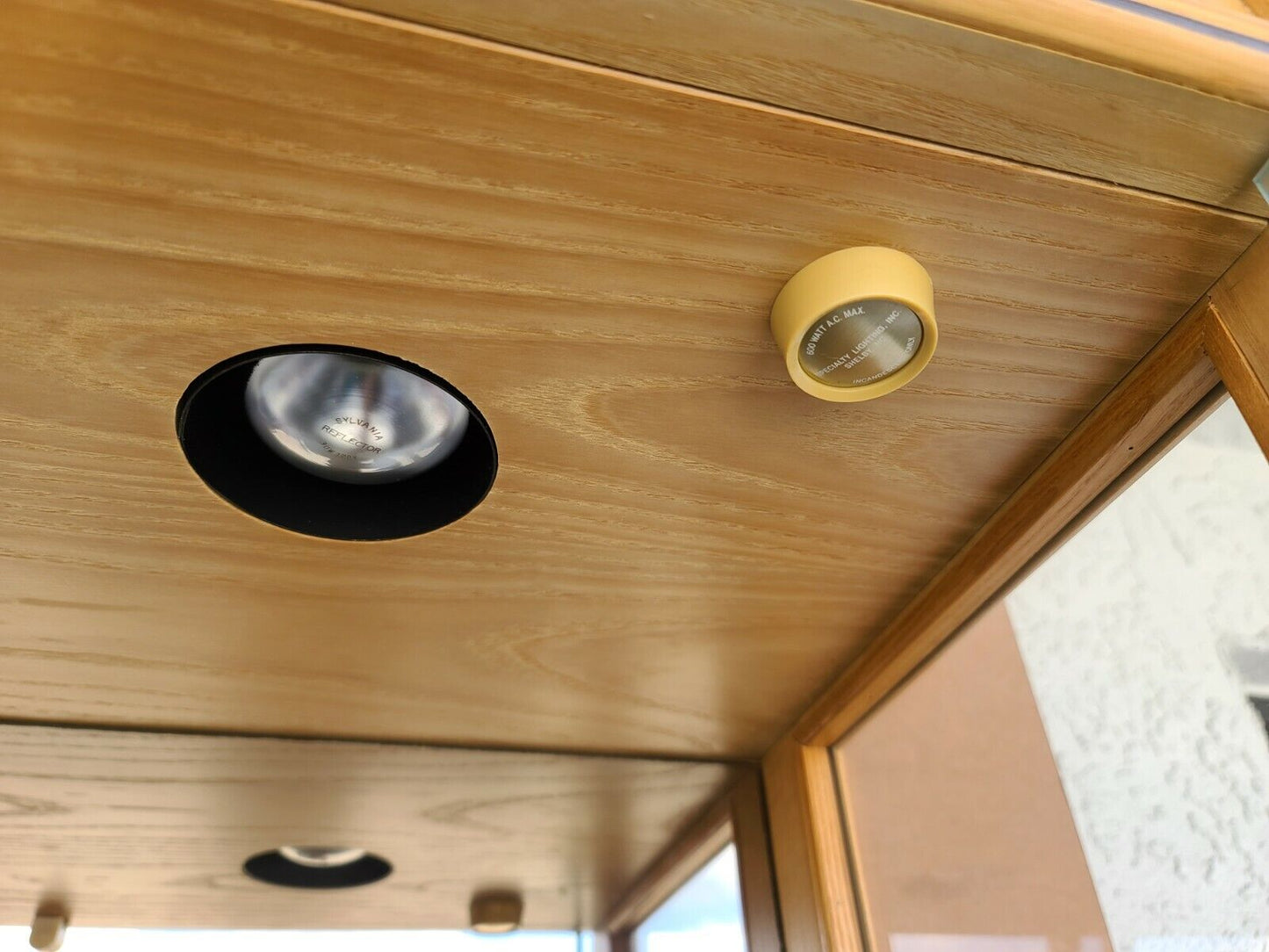 70's Milo Baughman Style HENREDON Scene Two Olive Burl Display Cabinet Case 2 Pc