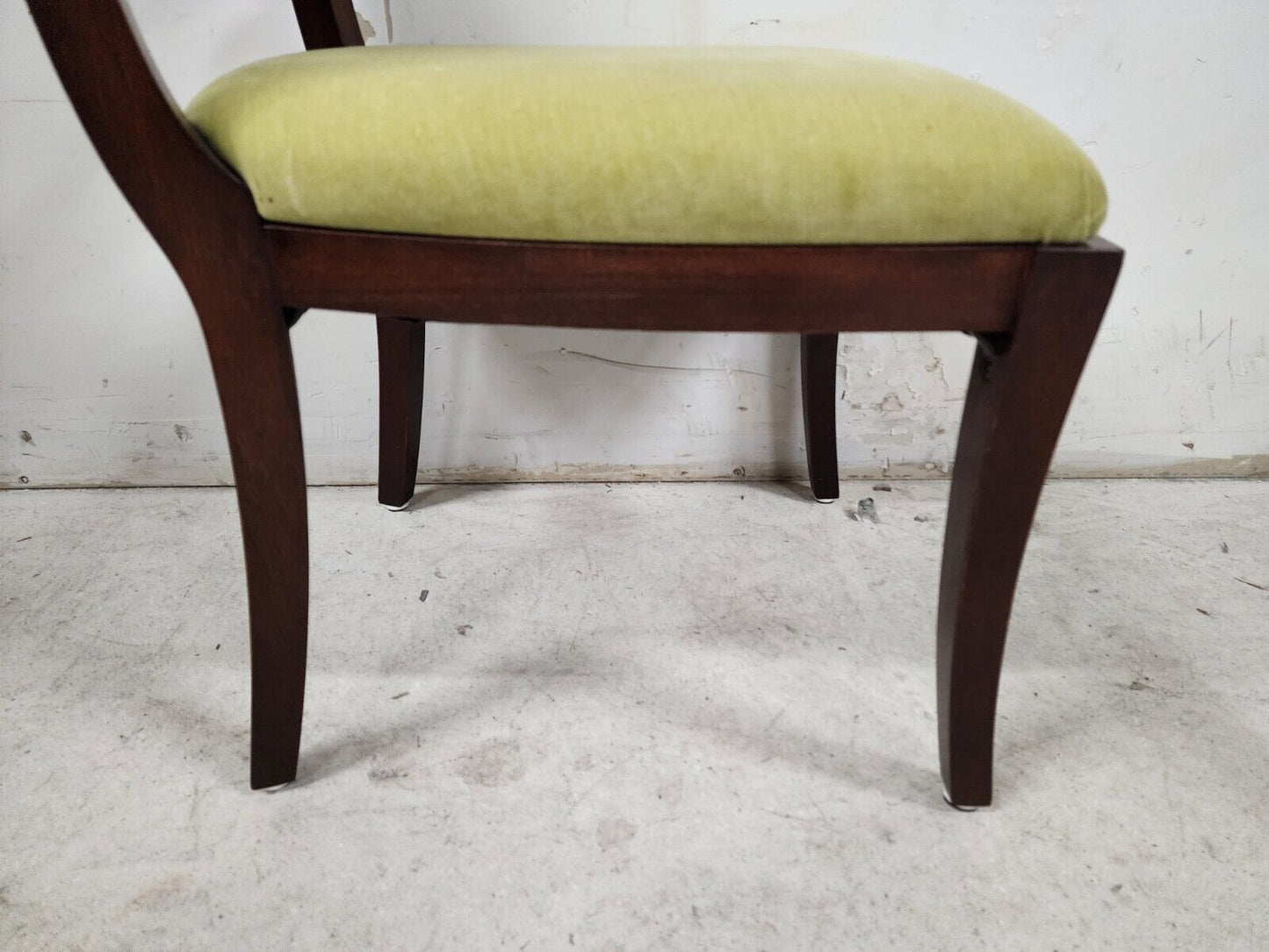 5 Mahogany Dining Chairs Cane Back by PALECEK