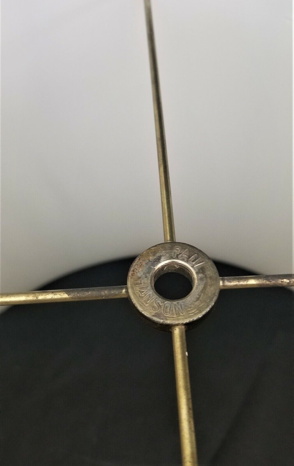 PAUL HANSON Cobalt Blue Drip Glaze Ceramic Ginger Jar Lamp with Matching Shade