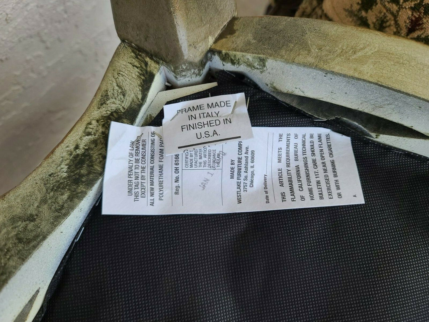 Italian Made French Louis XV Bergere Accent Dining Chairs by WESTLAKE