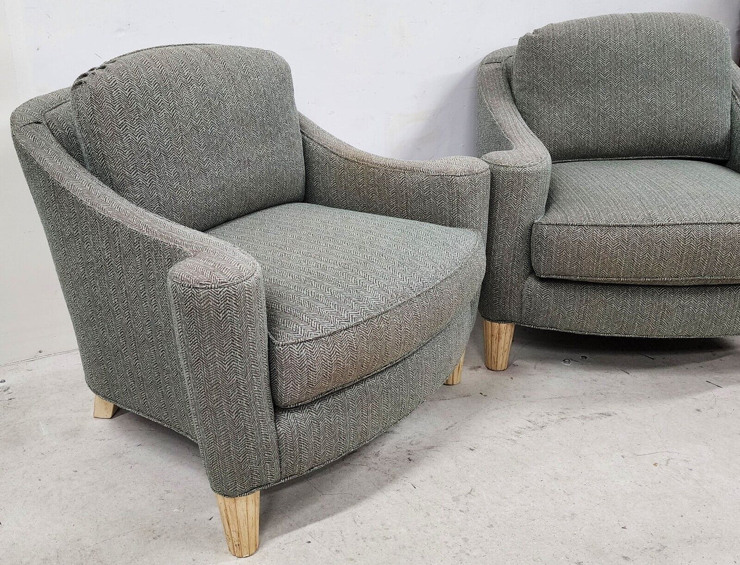 Pair of Modern Contemporary Club Chairs by PEARSON