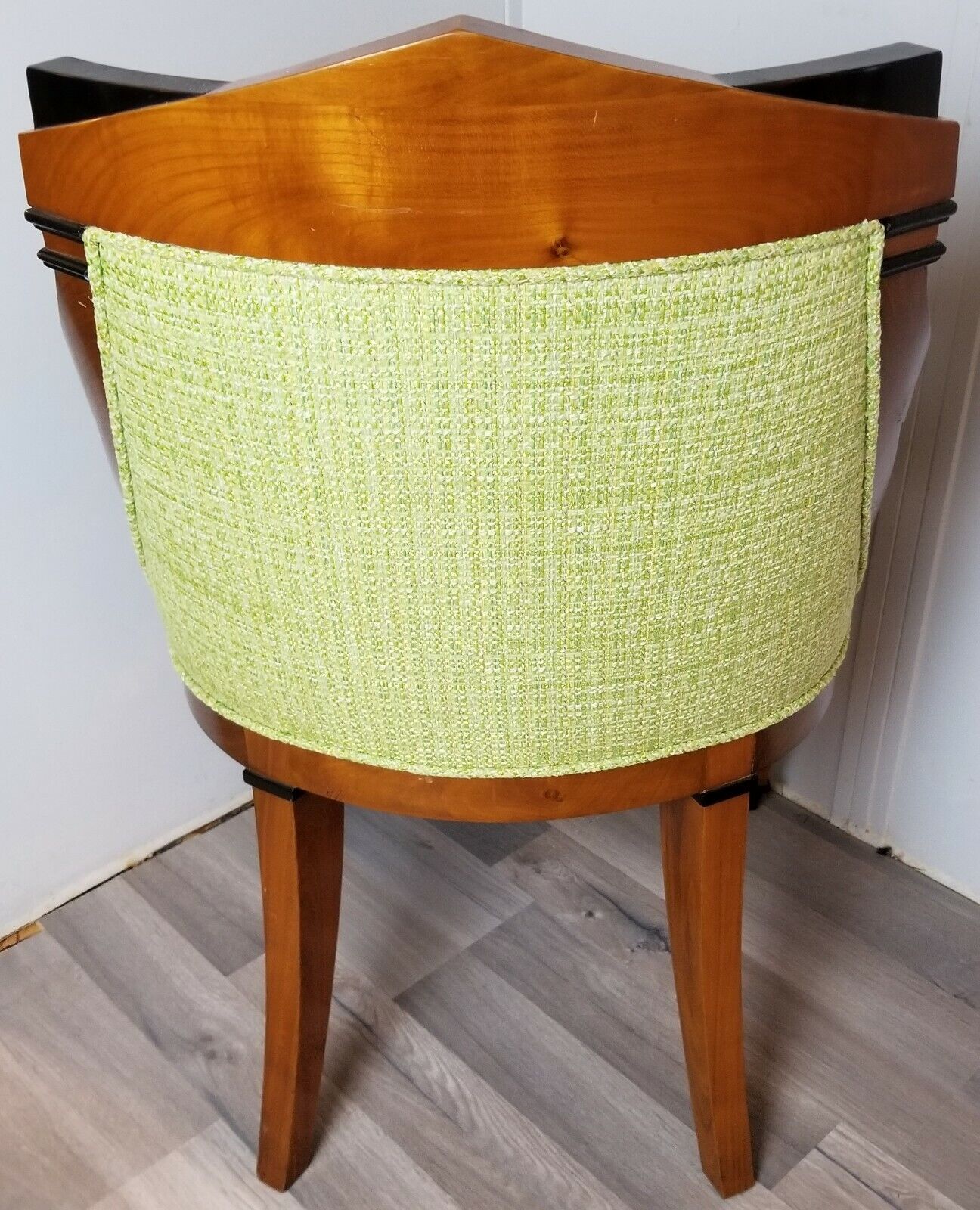 Rare VILLA GARNELO INTERNATCIONAL of Spain Biedermeier Style Armchair