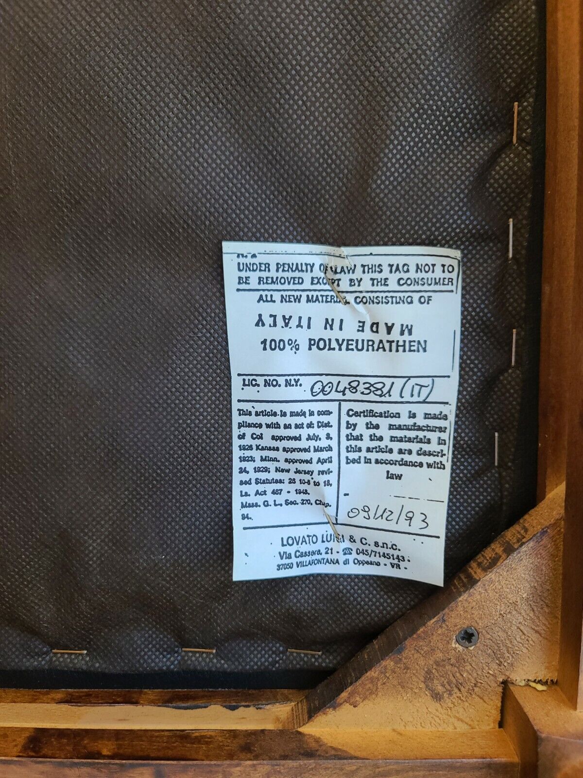 Set of 6 LUIGI LOVATO Tuscan Italian Style Solid Wood Dining Chairs Italy