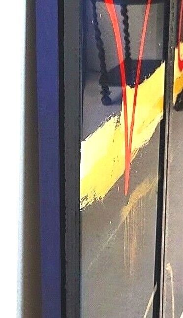 Monumental 61 x 51 Mid Century Modern Abstract Painting Sculpture by SCOTT HILE