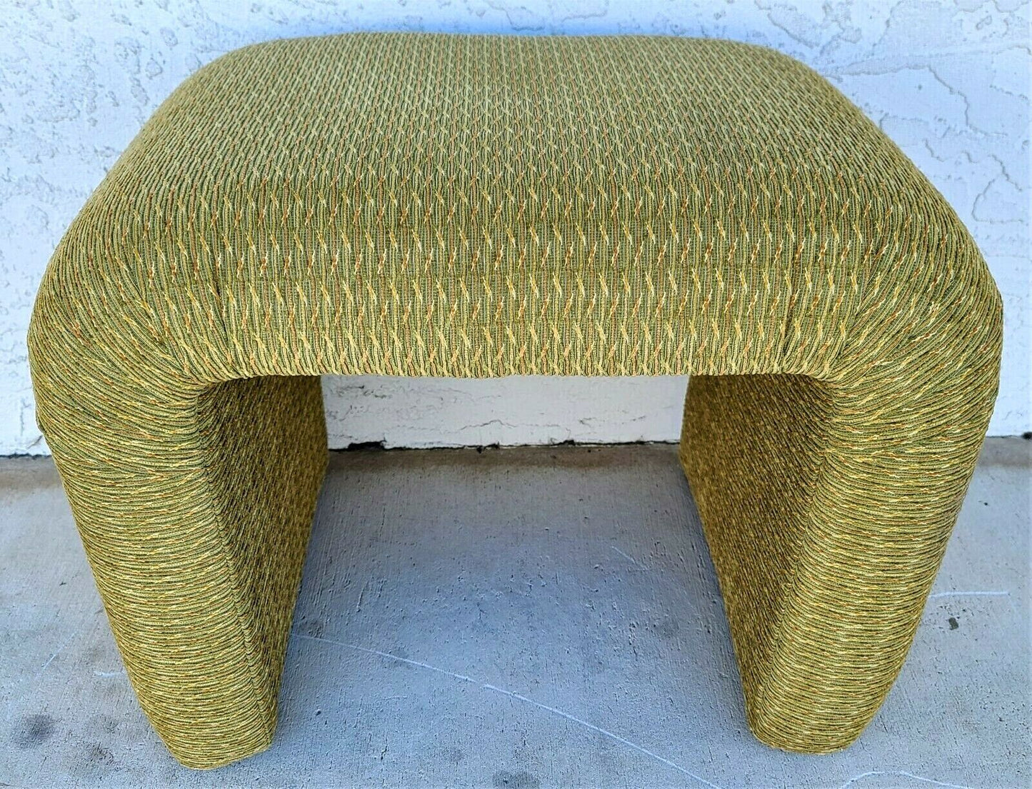 MCM Upholstered Ottoman Footstool by TAYLOR KING