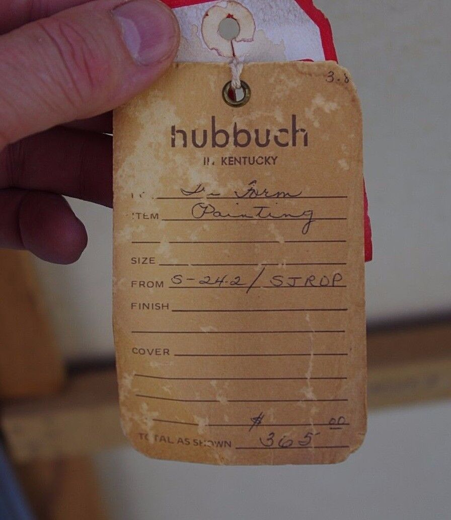 MCM Oil Painting Signed By Harris G Strong