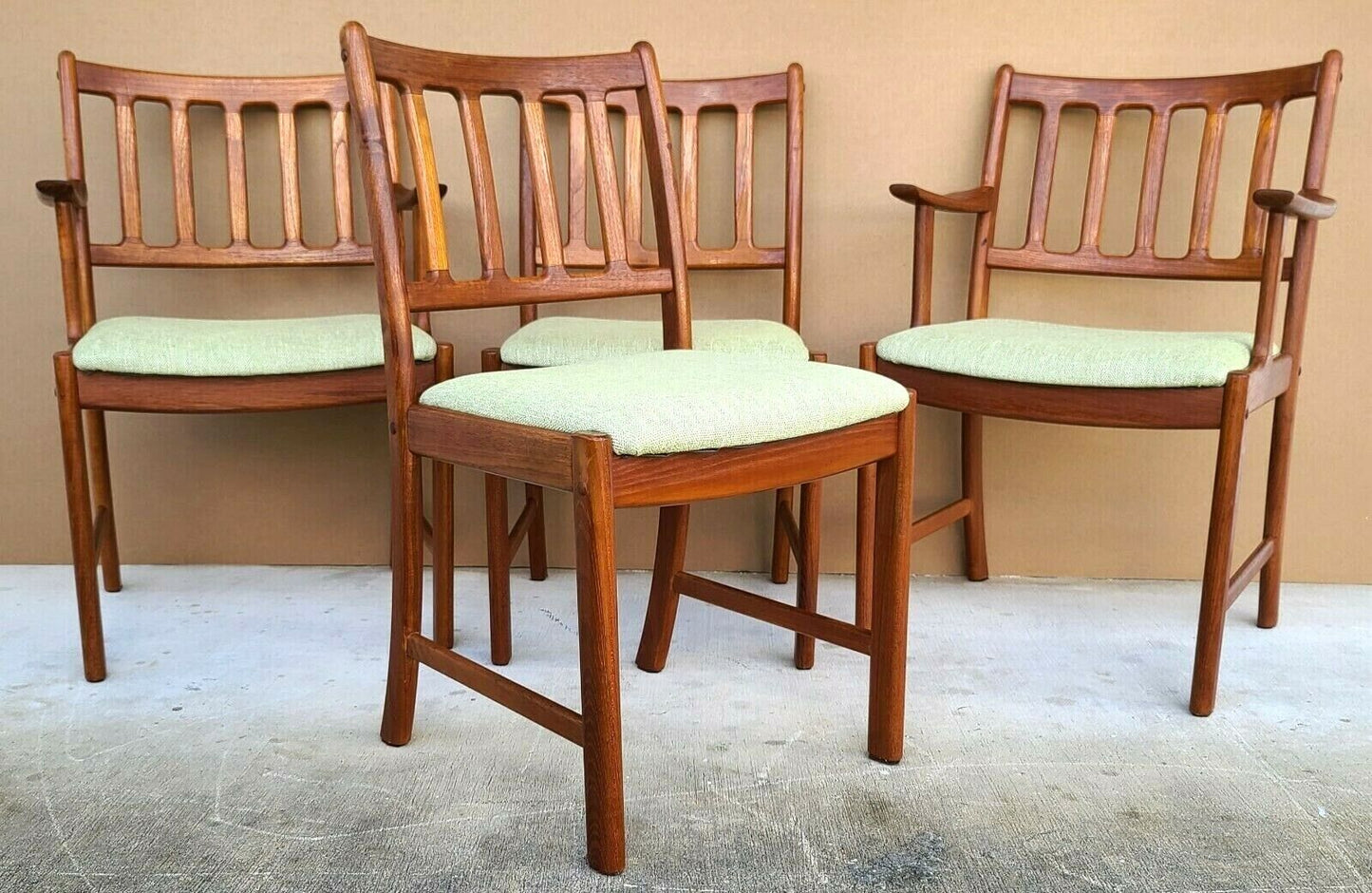 Johannes Andersen Teak Dining Chairs for Uldum Møbelfabrik - Set of 4