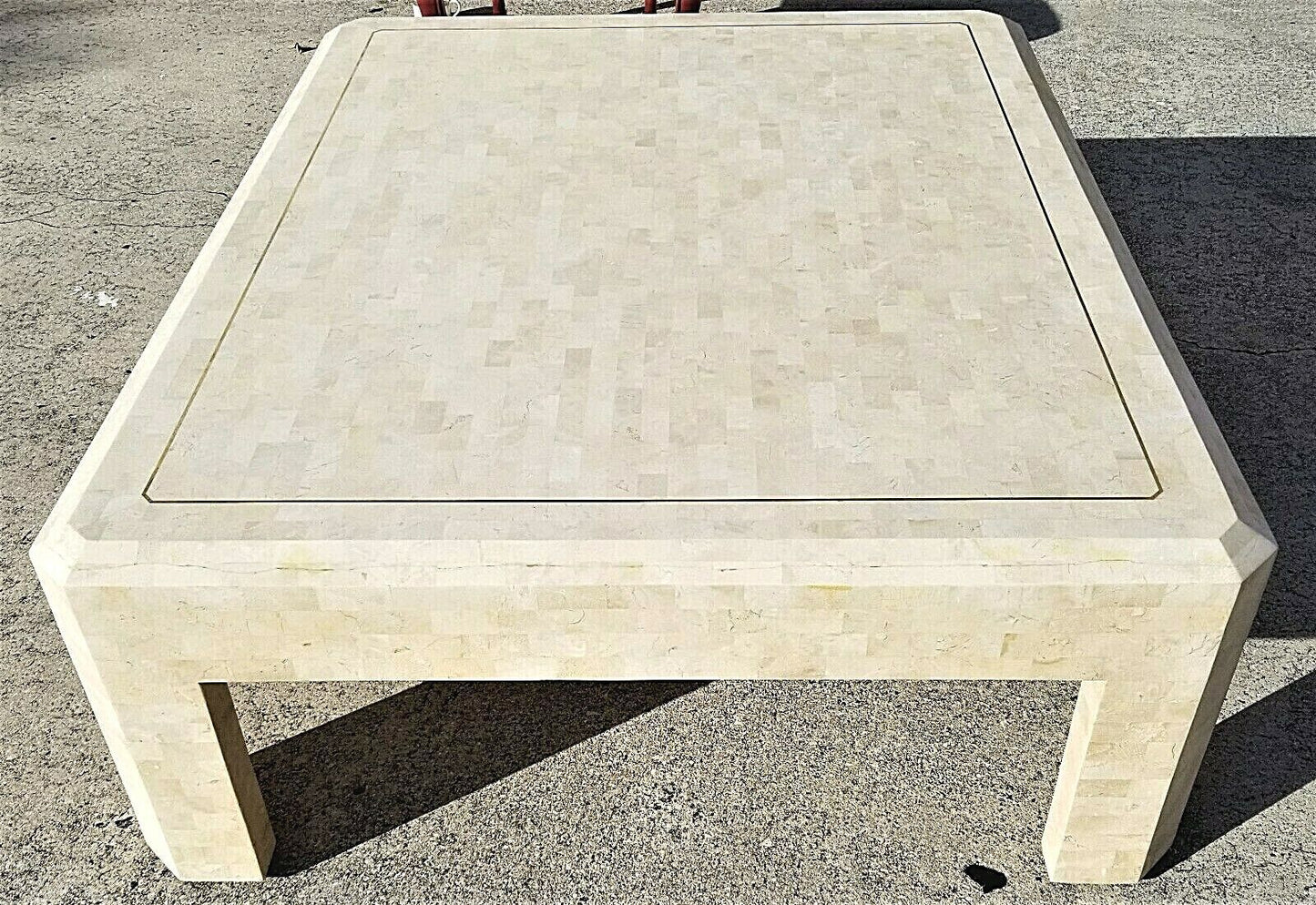 MCM MAITLAND SMITH SPRINGER Era Tessellated Stone Coffee Cocktail Table