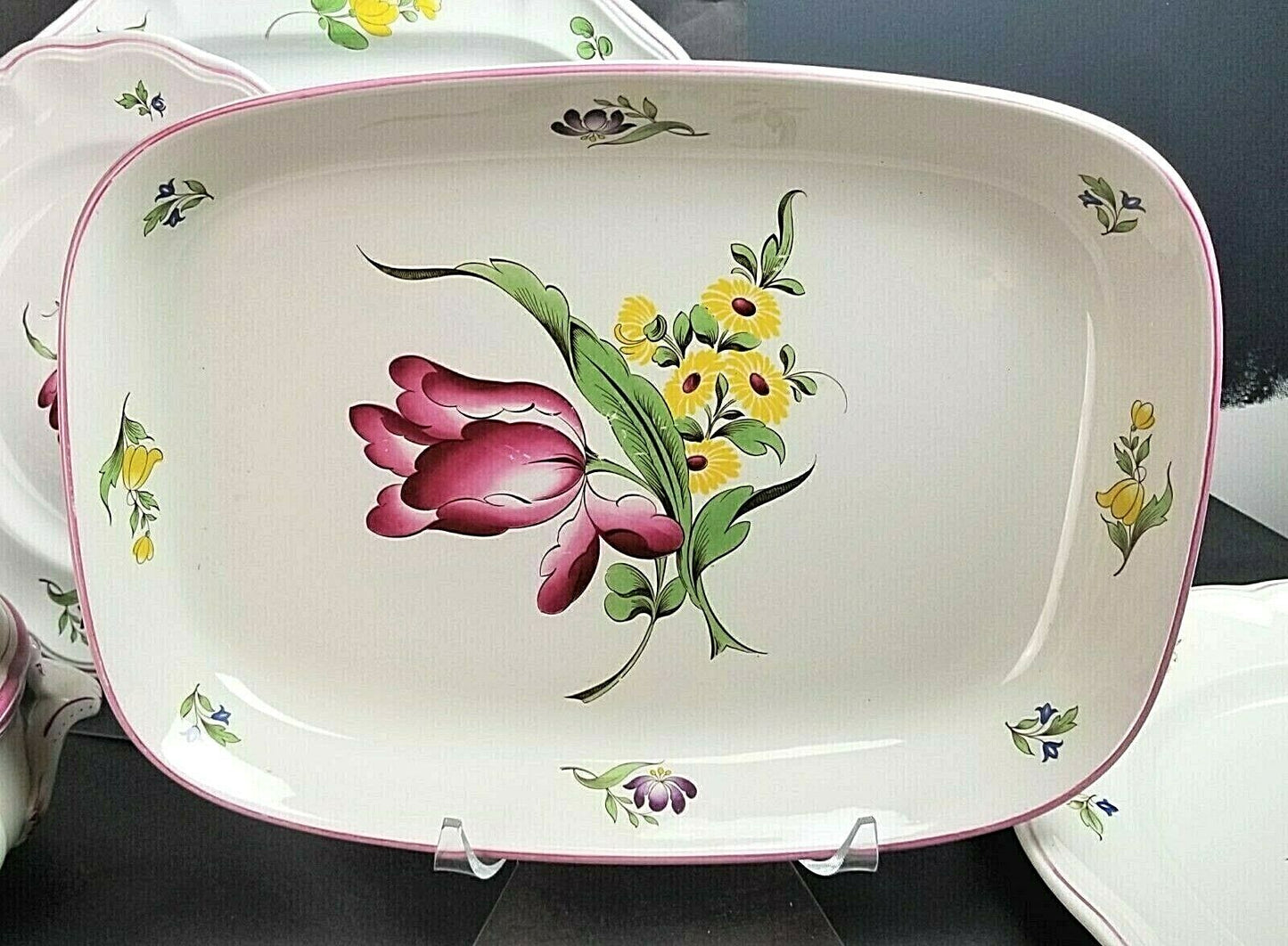 (1) Only SPODE MARLBOROUGH SPRAYS Rectangle Serving Dish 2/6770