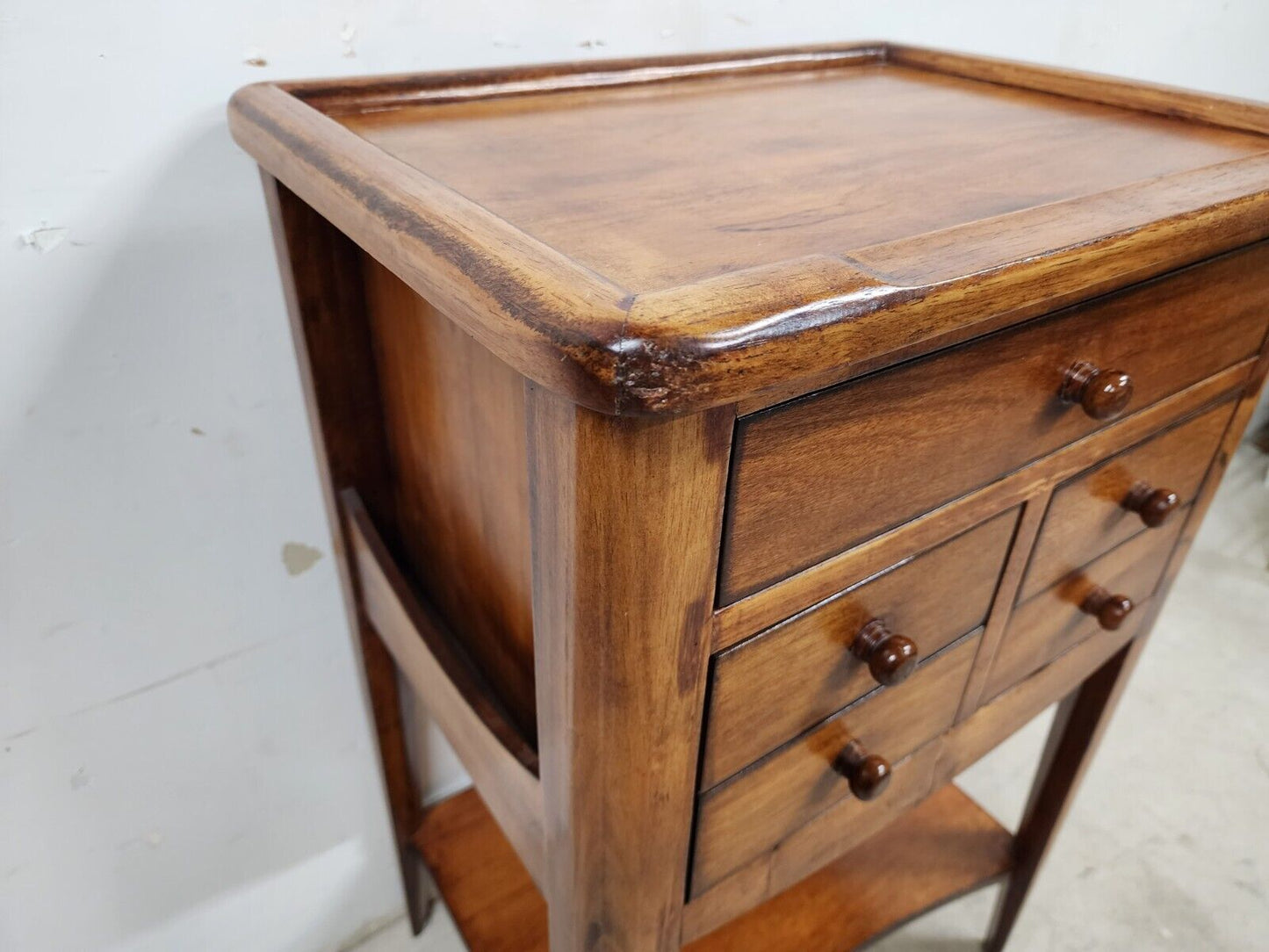 French Table Chiffonnière Side End Lamp Nightstand