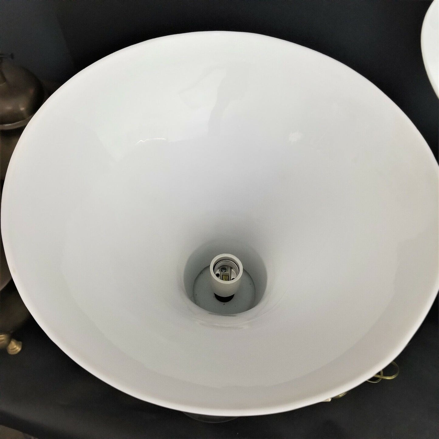 (2) 70's Karl Springer Style Torchier Table Lamps