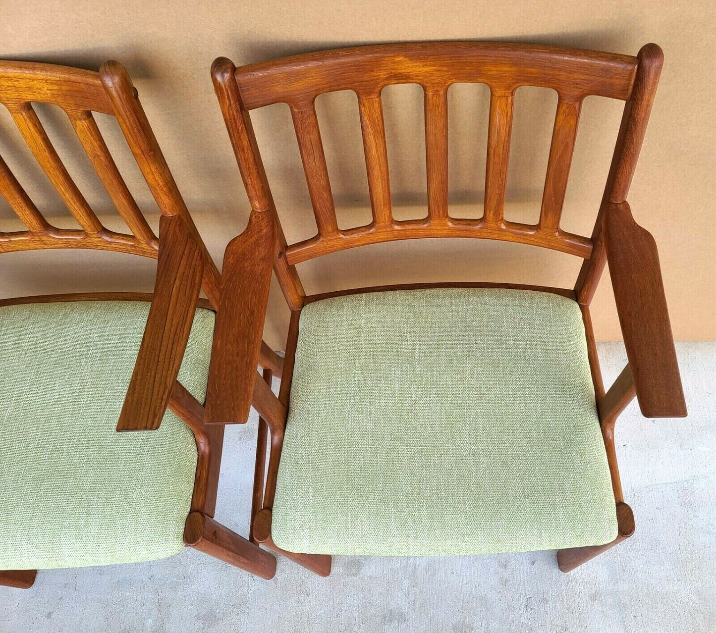 Johannes Andersen Teak Dining Chairs for Uldum Møbelfabrik - Set of 4