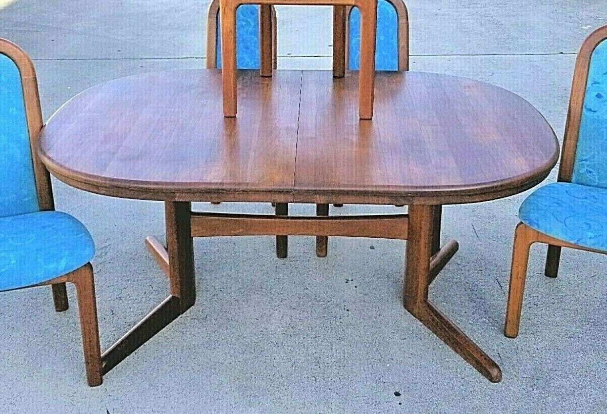 MCM Vintage Dining Table ONLY Solid Teak  Denmark 1960's by SKOVBY MØBELFABRIK