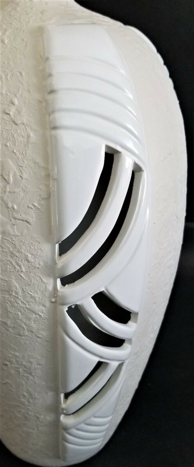 Vintage Ceramic Reticulated Table Lamp with Inside Light